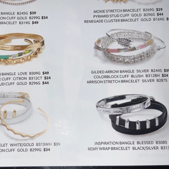 Stella & Dot Color Block Cuff Blush - Picture 4 of 4